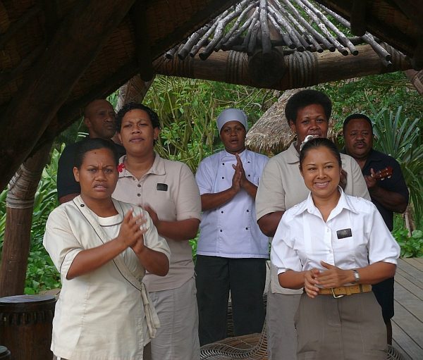 Laucala Island staff offer an exceptional leverl of personal service