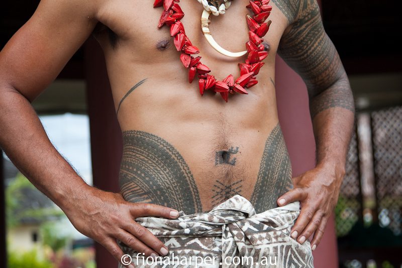 Samoan man Chris Soloman with traditional full body tattoo | Travel Boating Lifestyle