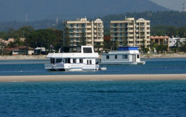 Gold Coast Broadwater houseboats