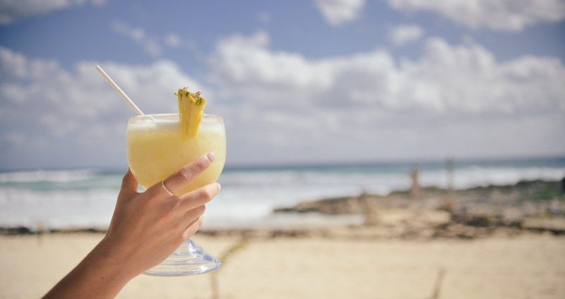 Cocktail on beach