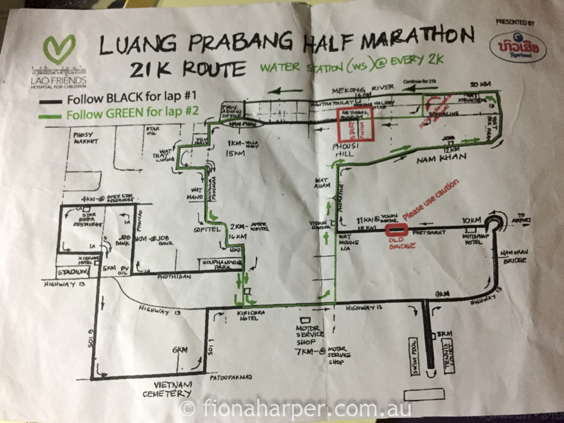 Luang Prabang Half Marathon, Laos