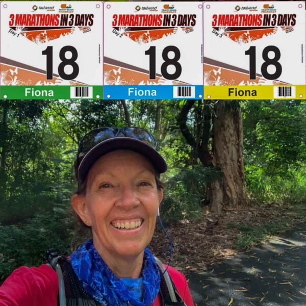 Fiona Harper 3 marathons in 3 days