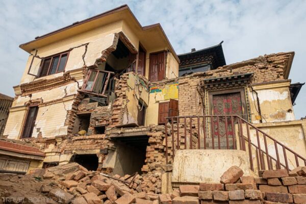 Kathmandu in ruins after earthquake. Image Fiona Harper
