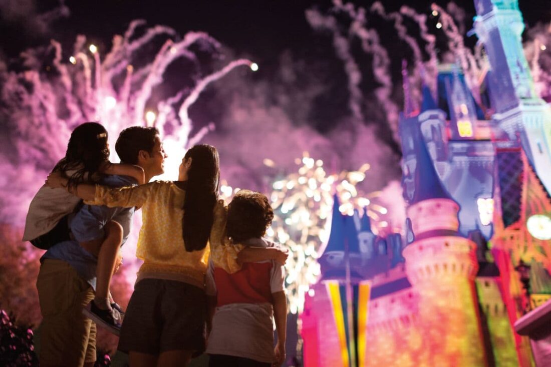 Firewords display at Disney World. Image Visit Orlando