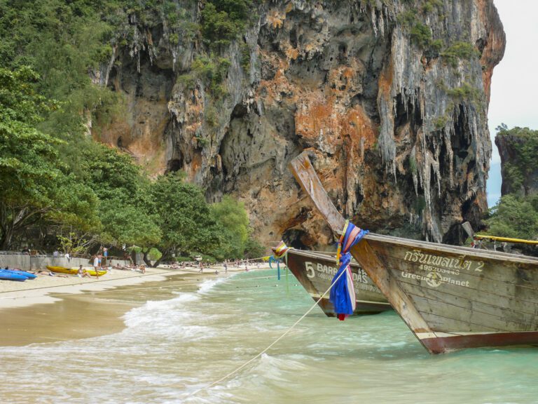 Boat tour to Phi Phi Islands, Krabi Thailand. Image Fiona Harper