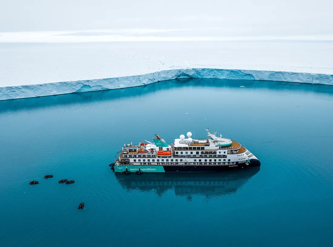 Aurora Expeditions sustainable cruising in Antarctica